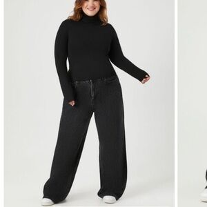 🏷️🏷️Women 33 Black wash, high rise, wide leg denim jeans